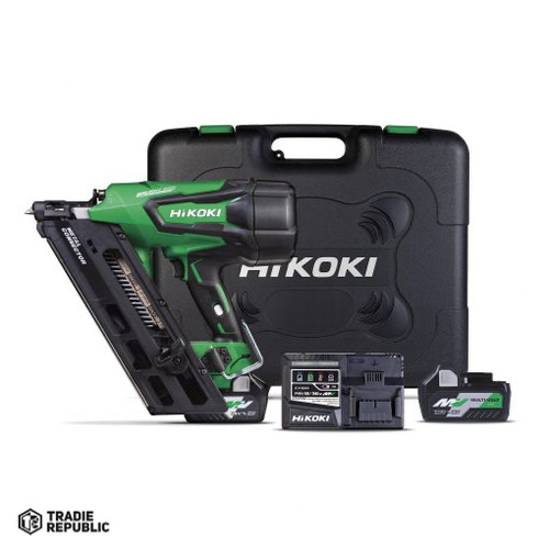 NR3665DAGMZ Hikoki 36V Gasless 65mm Metal Connector Nailer Kit