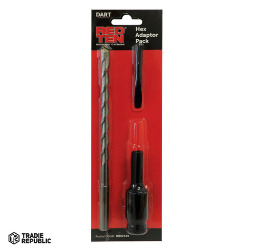 DB02340 Dart Red Ten Hex Adaptor Pack
