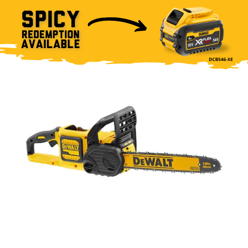 DCMCS575N-XE DeWalt Flexvolt 54V 50cm Chainsaw