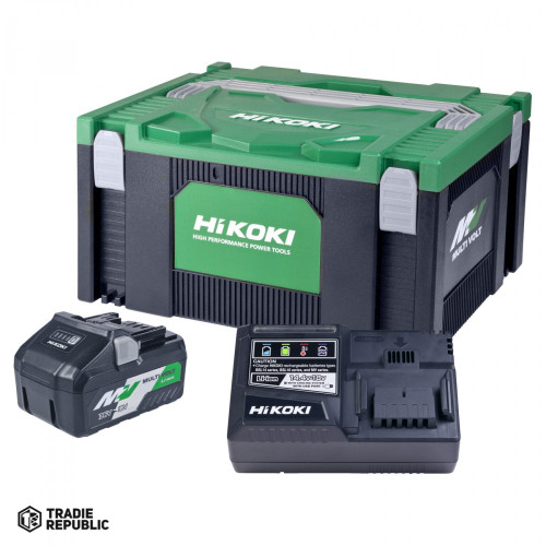 COMKITB(GLZ) Hikoki MultiVolt Battery and Rapid Charger Kit