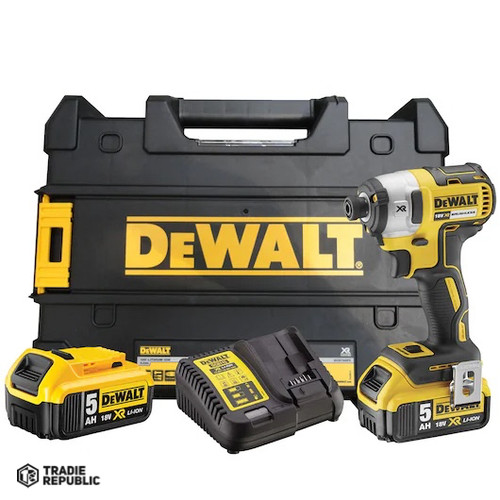 DCF887P2-XE DeWalt Next Generation 18V XR Li-Ion Brushless 3 Speed Impact Driver Kit