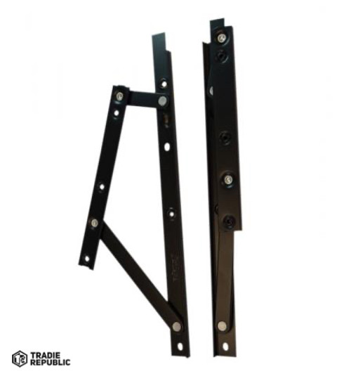 BP335B Bristol Aluminium Top Hung Black Stay