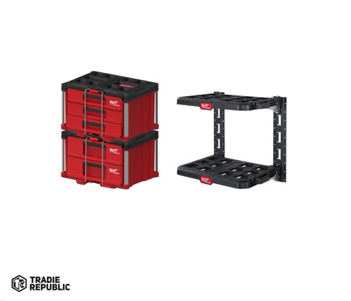 MILV33PPKIT Milwaukee V3 3 Piece Tradie Republic Packout Kit