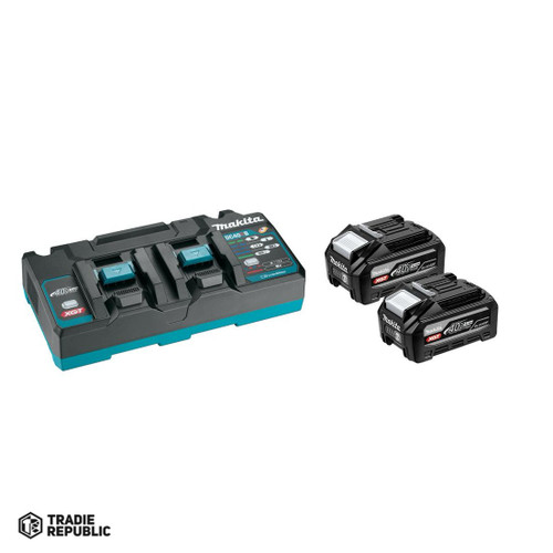 1915A7-5 Makita 40V max XGT (4.0Ah) High Output Battery and Charger