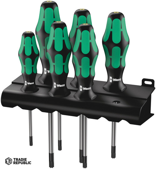 05028059001 Wera 367/6 TORX® HF Kraftform Plus Screwdriver set with holding function and rack 6 pieces