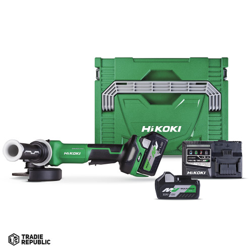 G3613DVF(GRZ) Hikoki 36V High Powered Brushless 125mm Angle Grinder Kit