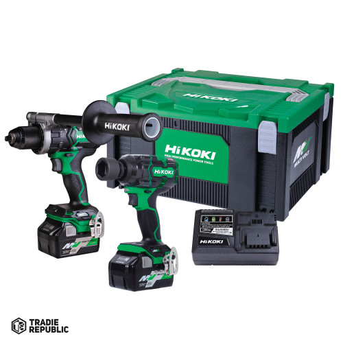 KC362DPL(GRZ) Hikoki 36V Brushless Impact Drill & Impact Wrench Kit