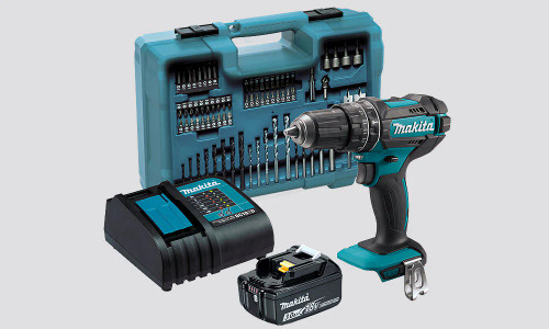 Makita LXT 18V Hammer Drill & Bit Set