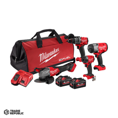 M18FPP4L3602B Milwaukee M18 FUEL™ 4 Piece Power Pack 4L3