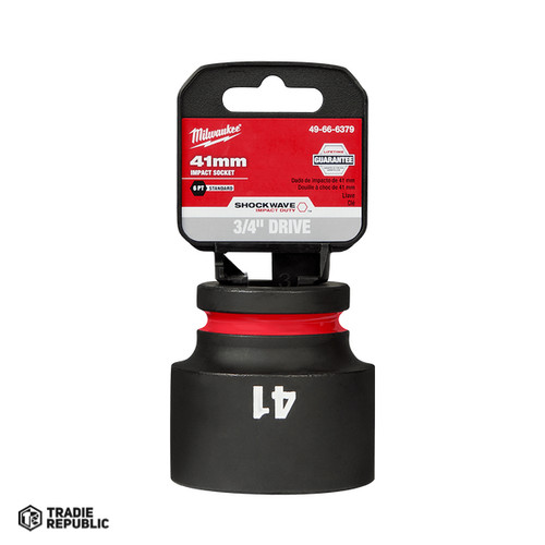 49666379 Milwaukee SHOCKWAVE™ 3/4in Drive 41mm Standard 6 Point Impact Socket