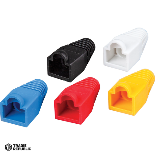 VDV824-650 Klein Strain Relief Boots for RJ45 Data Plugs, CAT5e/CAT6 Cable, 100-Pack