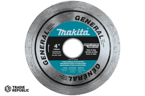 A-95152 Makita Continuous Rim 125mm Angle Grinder Blade