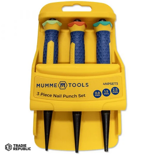 4NPSET3 KleinNail Punch Set of 3 (0.8, 1.5, 2.5mm)