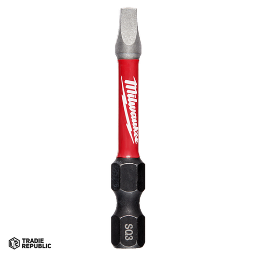 48324473 Milwaukee Shockwave Power Bit Square Recess #3 50mm (2")