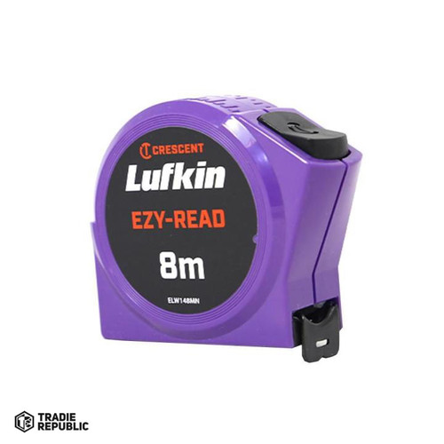 ELW148MN Lufkin Purple Ezy Read 8m X 25mm Tape Measure