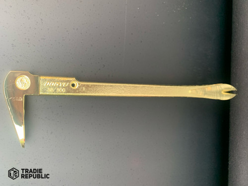 DG300BRASS Dogyu Brass Plated 300mm S-Bar Nail Puller