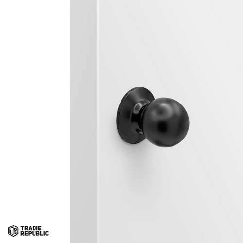 873BLK Miles Nelson Pro-Series Cirque Dummy Door Knob – Matt Black
