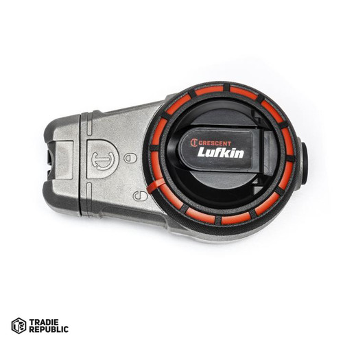 CLA100R Crescent 30m/100' 6:1 Professional Aluminum Chalk & Reel with Red Chalk