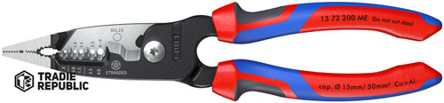 1372200ME KNIPEX 5-in-1 Electrical Installation Pliers 200mmL