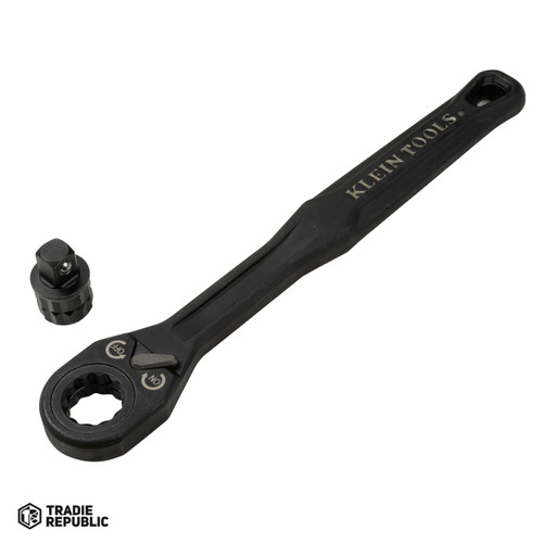 A-65408ADP Klein KNECT™ (M) Pass Through Ratchet and 3/8-Inch Drive Socket Adapter Set