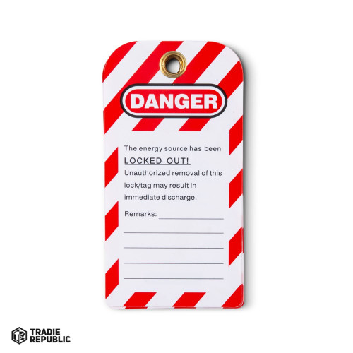 WATLOCKOUTTAGS Wattmaster Lock Out PVC Danger Tag 10PCS