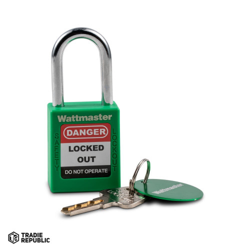 WATLOCKOUTPADS Wattmaster Lock Out Padlock Only Steel