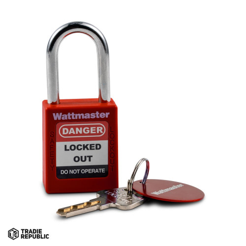 WATLOCKOUTPADRS Wattmaster Lock Out Padlock Only Chrome