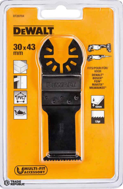 DT20704-QZ DeWalt Multi-Tool Fastcut Wood Blade 31 x 43mm