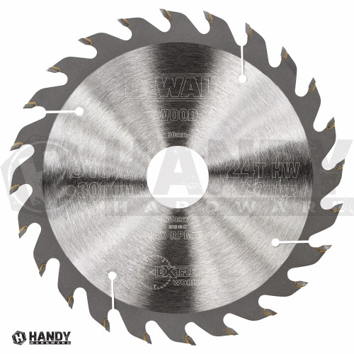 DeWalt Saw Blade XR Extreme Runtime 190mm x 24T Wood