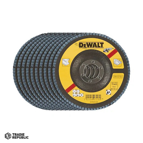 DT3256-QZ DeWalt Abrasive Flap Disc 115mm x 22.23 x 60G