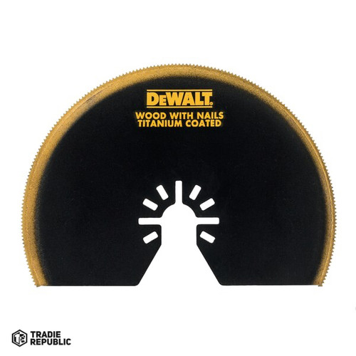 DT20709-QZ DeWalt Multi-Tool Semicircle Wood/Nails Blade 102mm