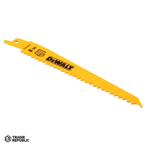 DW4802 DeWalt Recip Blade Wood 152mm (6) 6TPI 5Pc