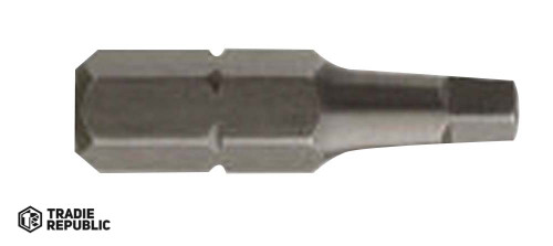 5300-SR2X25S Bordo 25mm #2 Square Recess 1/4" Insert Bit 5300-SR2X25