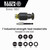 Klein 8in1 Multi-Bit Adjustable Length Stubby Screwdriver with Impact Rated Blade