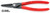 4811J3 Knipex Precision Circlip Pliers Internal Straight 225mm