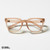 ROYC0009 Natty Workwear Roys Bone Frame / Clear Lens Safety Glasses