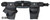 462010LHLG Badger Trimmer Set - Gunmetal Grey - Left Handed