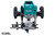 RP001GZ Makita 40Vmax XGT 12.7mm (½") Plunge Router