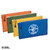 A-5140 Klein Zipper Bag Canvas Tool Pouches 4-pack (Olive/Orange/Blue/Yellow)