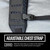 DB4-24-BK-XXS-A Diamondback Cirro Deluxe Suspenders - Black