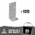 CPC40100B Galv Nail On Purlin Cleat 40mm Qty 100 Bucky