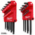 48222187 Milwaukee 22PC SAE/Metric L-Style with Ball End Hex Key Set