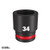 49666372 Milwaukee SHOCKWAVE™ 3/4in Drive 34mm Standard 6 Point Impact Socket