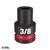 49666200 Milwaukee SHOCKWAVE™ 1/2in Drive 3/8in Standard 6 Point Impact Socket