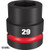 49666594 Milwaukee SHOCKWAVE™ 1in Drive 29mm Standard 6 Point Impact Socket