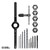 49225655 Milwaukee Metric Tap and Die 17PC Set - High Carbon Steel