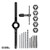 49225654 Milwaukee SAE Tap and Die 17PC Set - High Carbon Steel