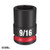 49666107 Milwaukee SHOCKWAVE™ 3/8in Drive 9/16in Standard 6 Point Impact Socket