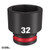 49666264 Milwaukee SHOCKWAVE™ 1/2in Drive 32mm Standard 6 Point Impact Socket