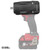 49163062A Milwaukee M18 FUEL™ ONE-KEY™ 1/2in Controlled Mid-Torque Impact Wrench Protective Boot​